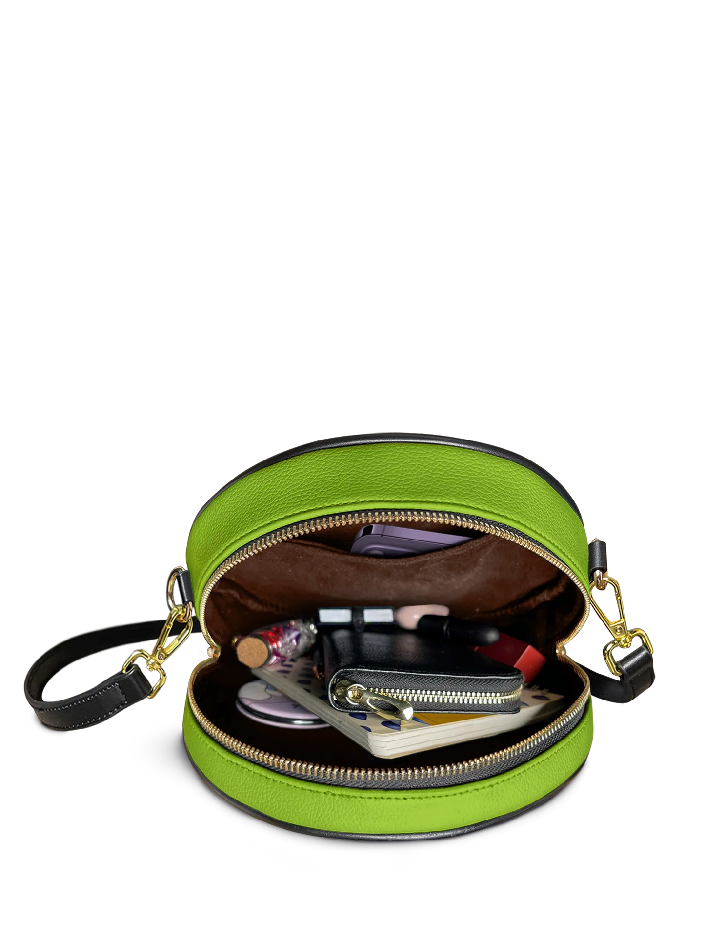 Afroyla "Aina" Lime Pop Circle Crossbody Bag