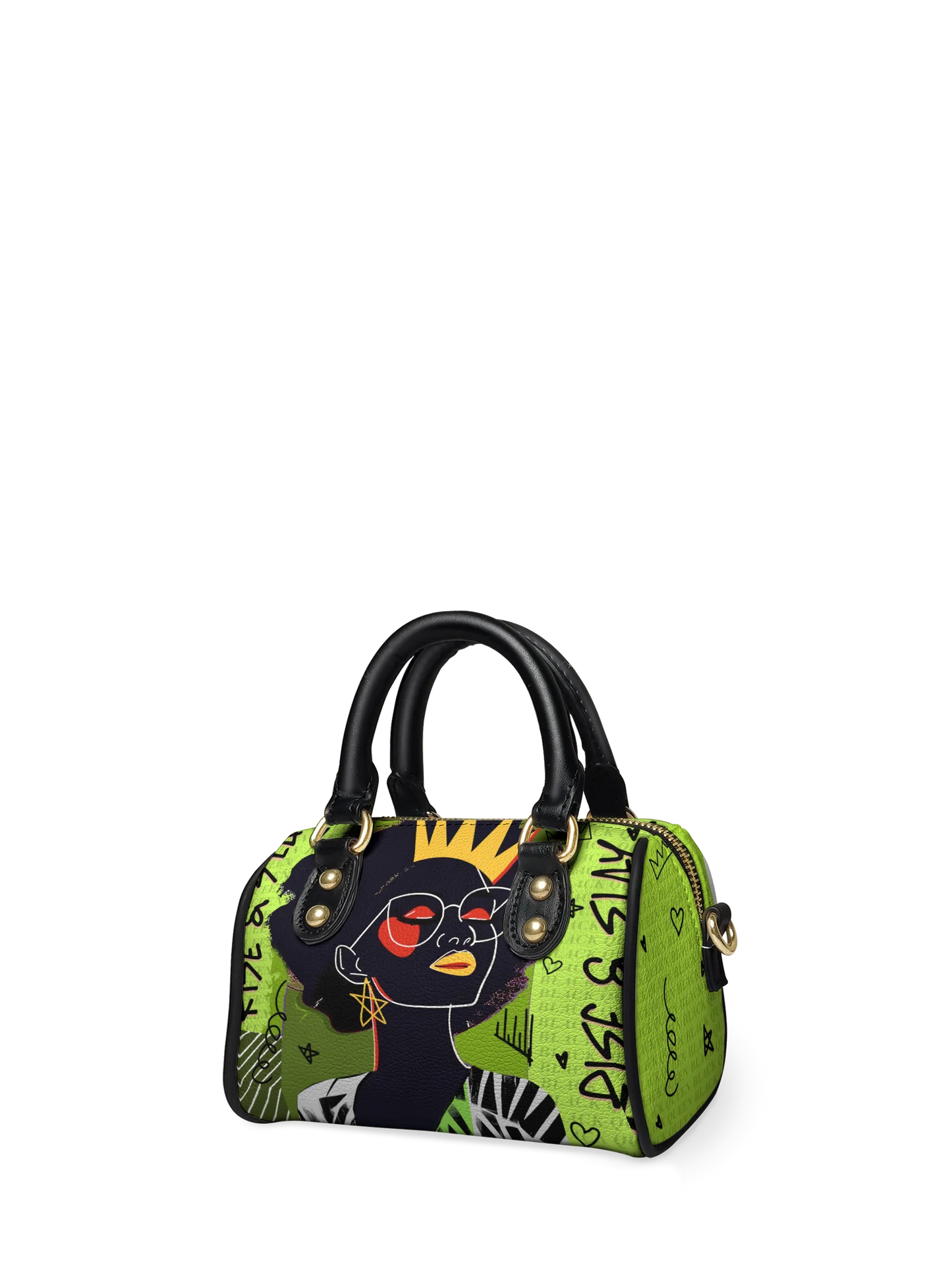 Afroyla "Aina" Lime Pop Mini Satchel