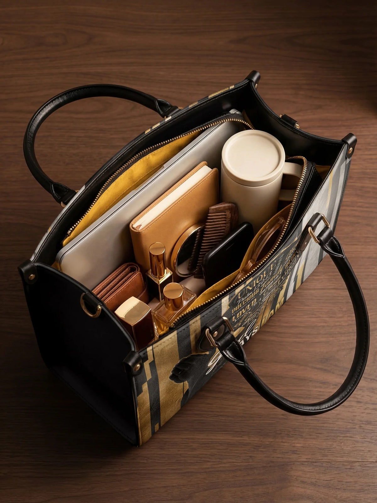 Afroyla "Amara" Leather Handbag