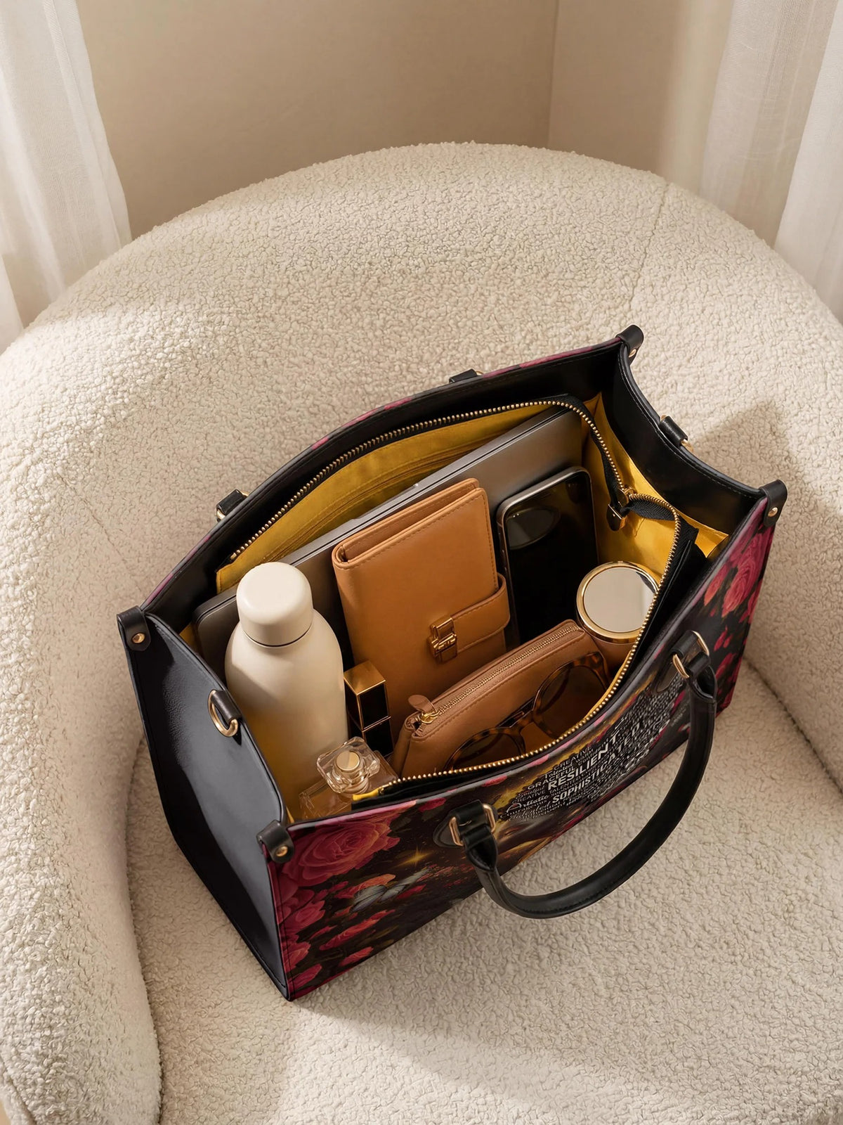 Afroyla "Aurenna" Leather Handbag