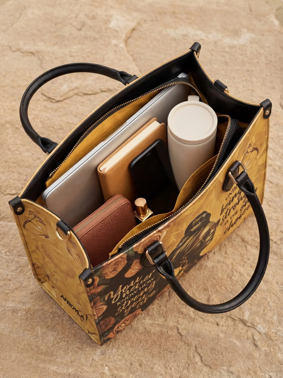 Afroyla "Siyanda" Leather Handbag