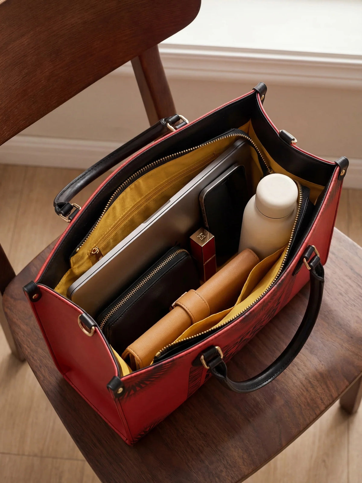 Afroyla "Tajimom" Leather Handbag
