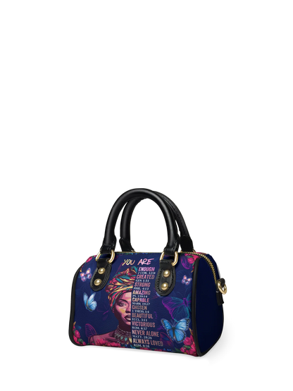 Afroyla "Imani" Blue Orchid Mini Satchel