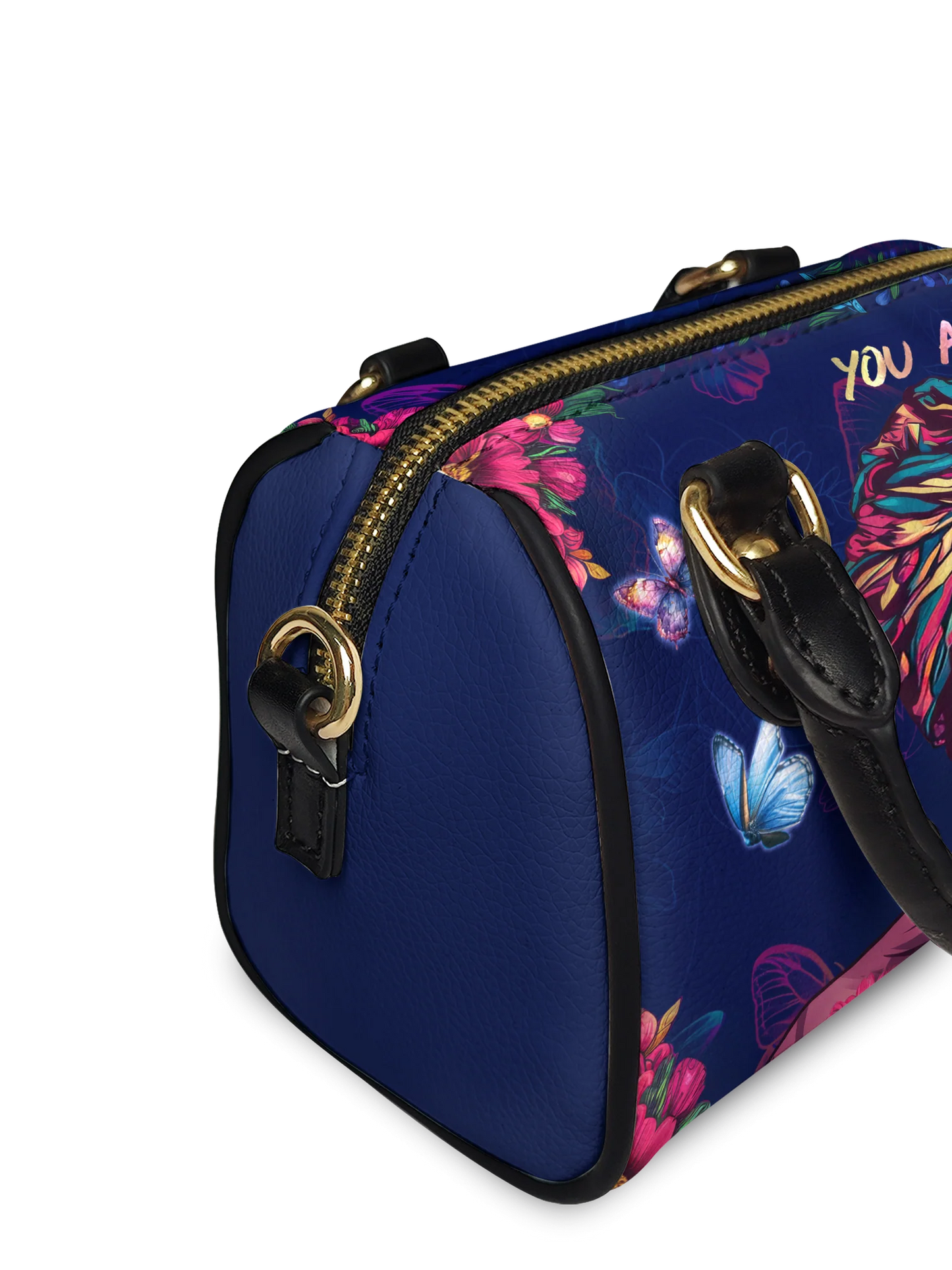 Afroyla "Imani" Blue Orchid Mini Satchel