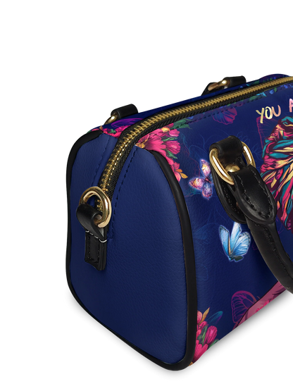 Afroyla "Imani" Blue Orchid Mini Satchel