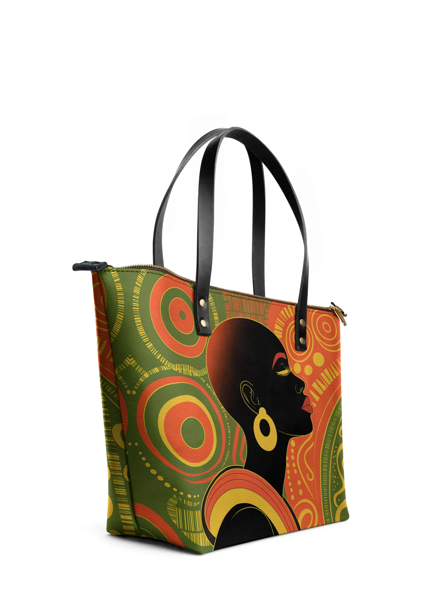 Afroyla "Baldisa" Leather Tote Bag