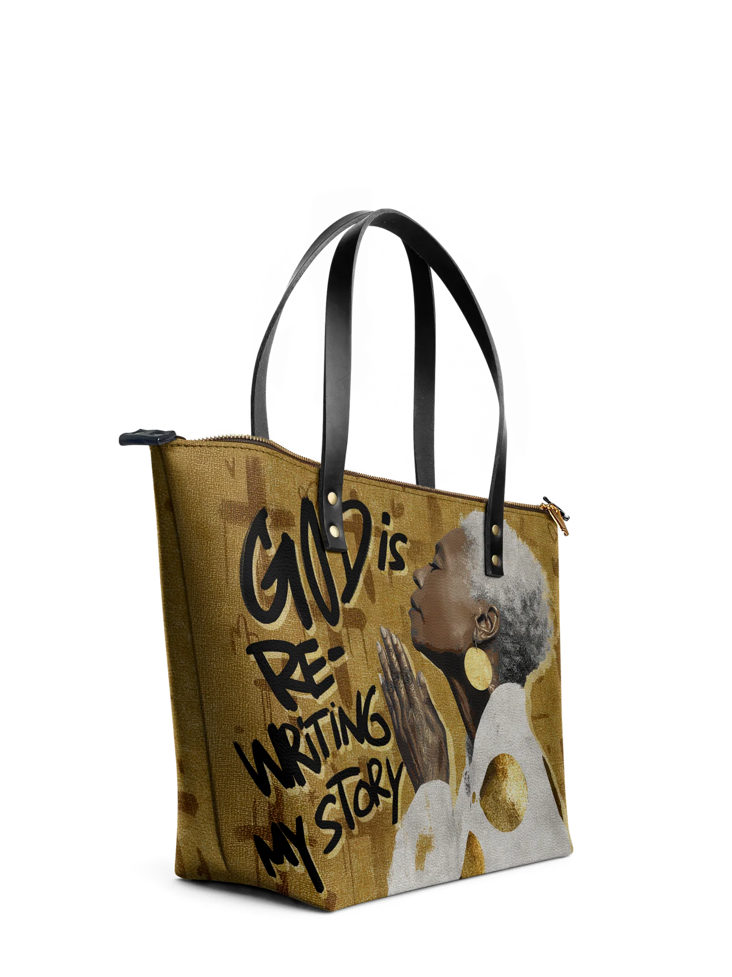 Afroyla "Amahle" Leather Tote Bag