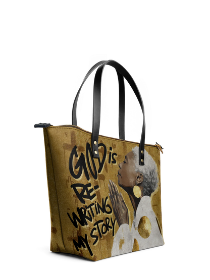 Afroyla "Amahle" Leather Tote Bag