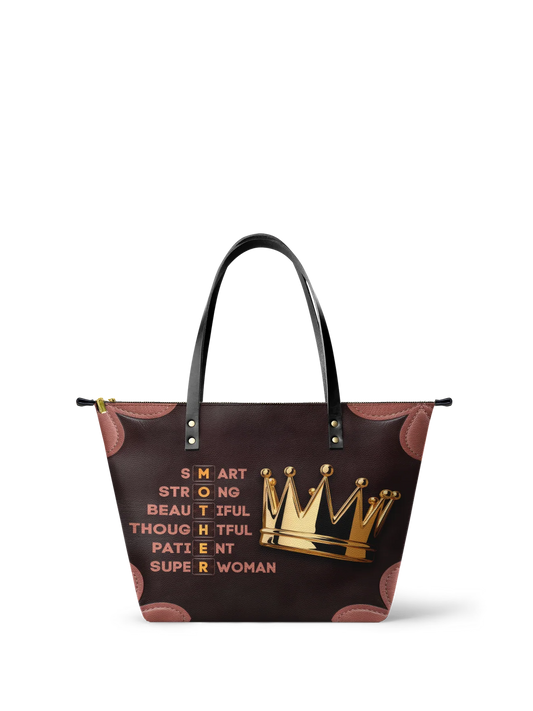 Afroyla "Imarimom" Leather Tote Bag