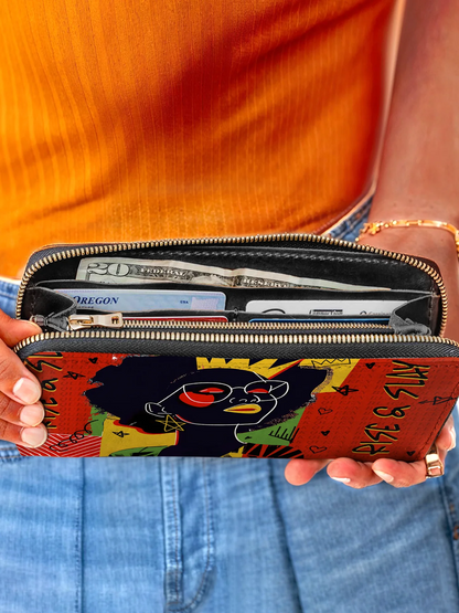 Afroyla "Aina" Flame Red Wallet