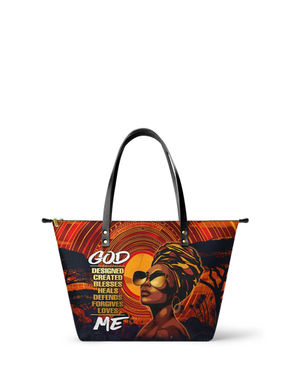 Afroyla "Aseda" Leather Tote Bag