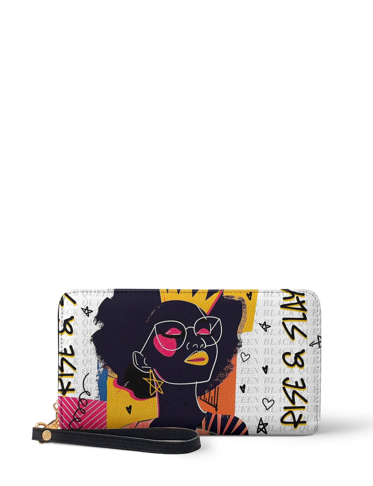 Afroyla "Aina" Coconut White Wallet
