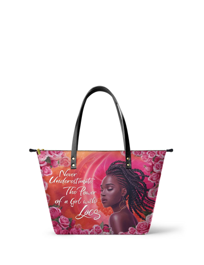 Afroyla "Loclani" Leather Tote Bag