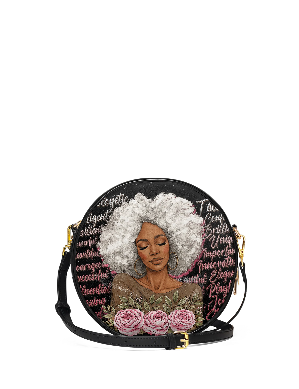 Afroyla "Zalina" Circle Crossbody Bag