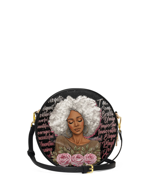 Afroyla "Zalina" Circle Crossbody Bag