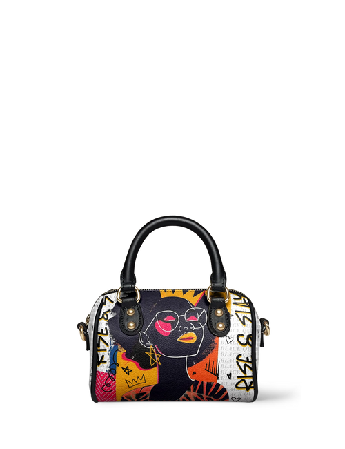 Afroyla "Aina" Coconut White Mini Satchel