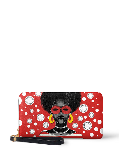 Afroyla "Fahari" Strawberry Pop Wallet