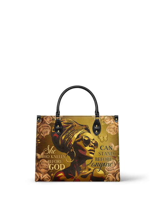 Afroyla "Godfidence" Leather Handbag