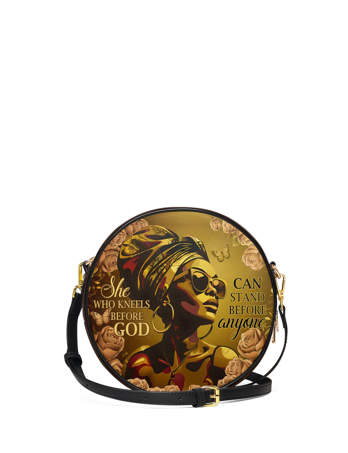 Afroyla "Godfidence" Circle Crossbody Bag