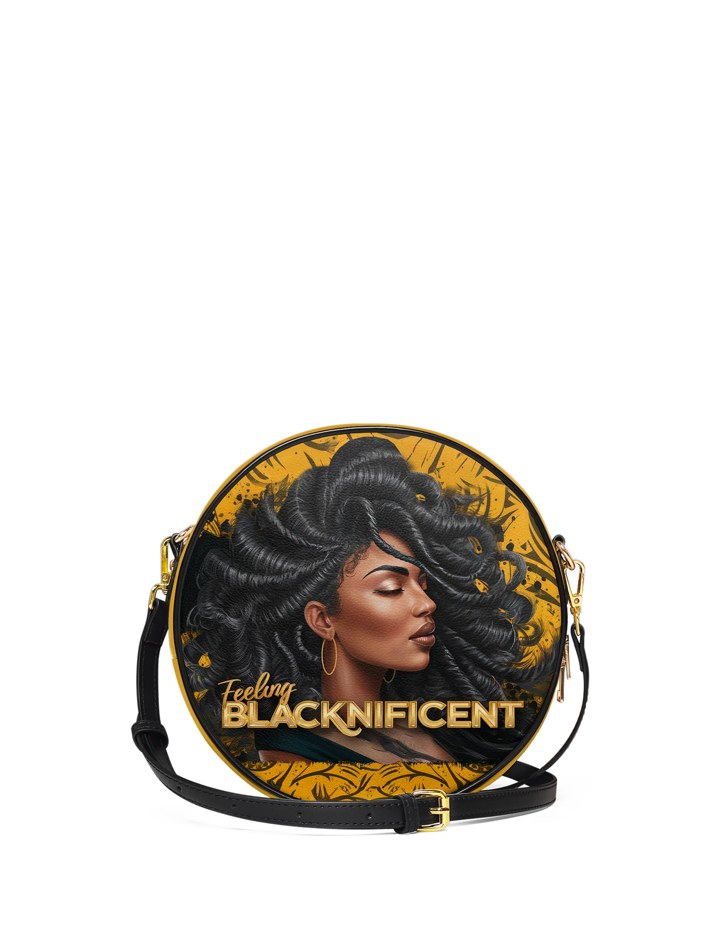 Afroyla "Blacknificent" Circle Crossbody Bag