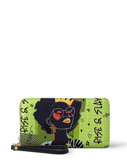 Afroyla "Aina" Lime Pop Wallet