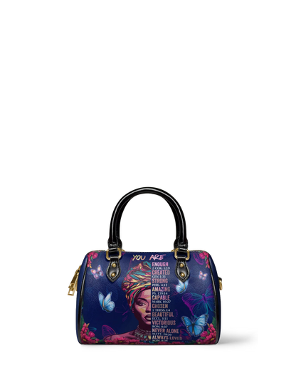 Afroyla "Imani" Blue Orchid Mini Satchel