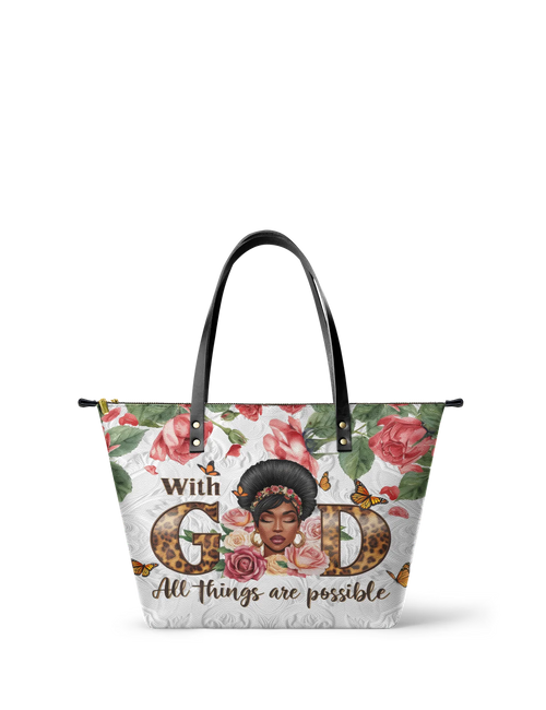 Afroyla "Zanira" Leather Tote Bag