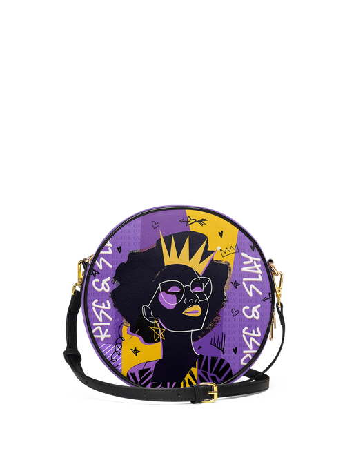 Afroyla "Aina" Grape Soda Circle Crossbody Bag