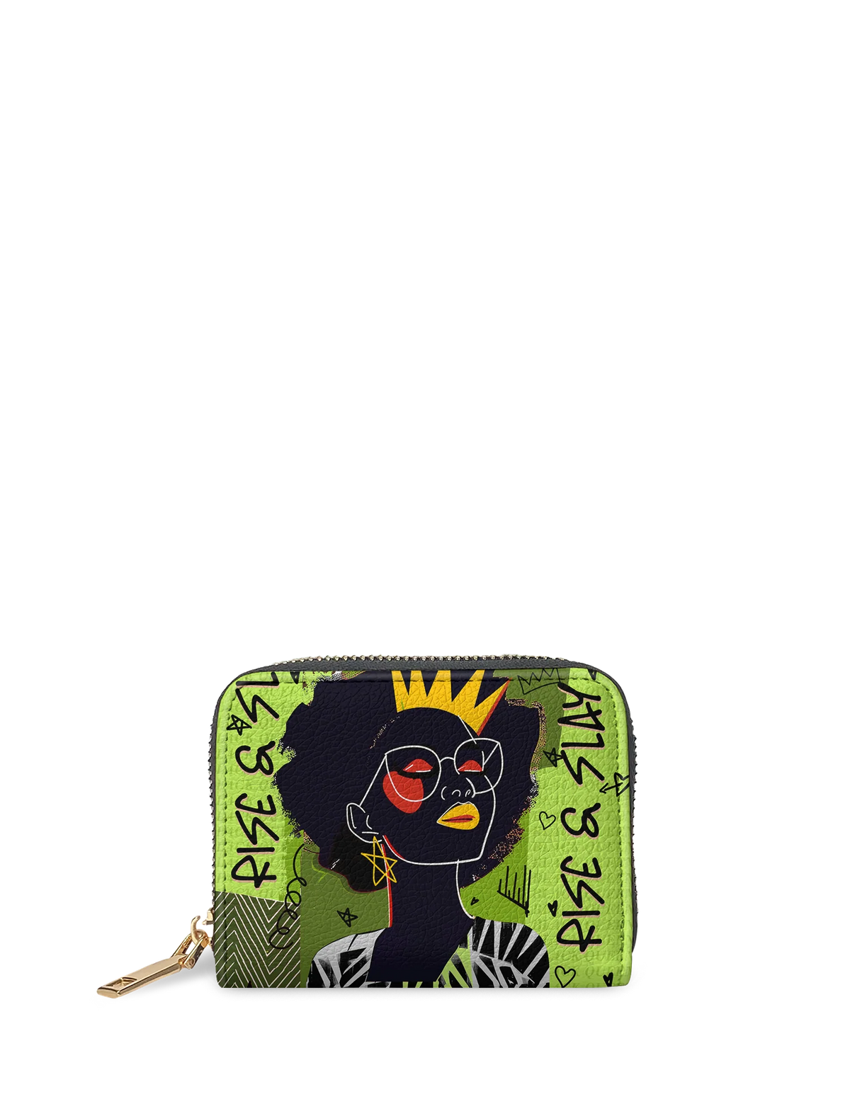 Afroyla "Aina" Lime Pop Mini Wallet