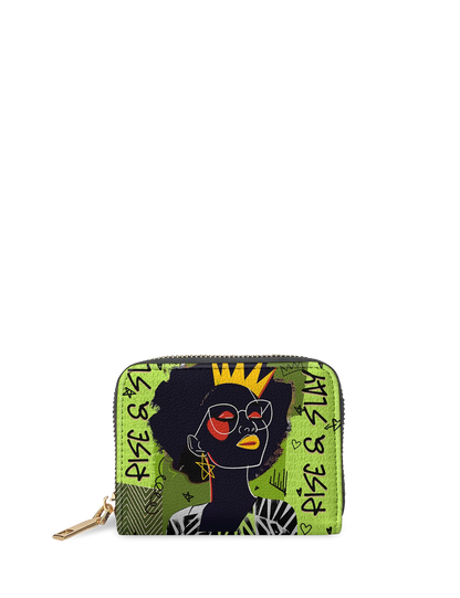 Afroyla "Aina" Lime Pop Mini Wallet