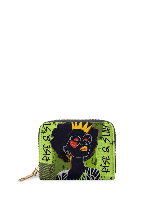 Afroyla "Aina" Lime Pop Mini Wallet