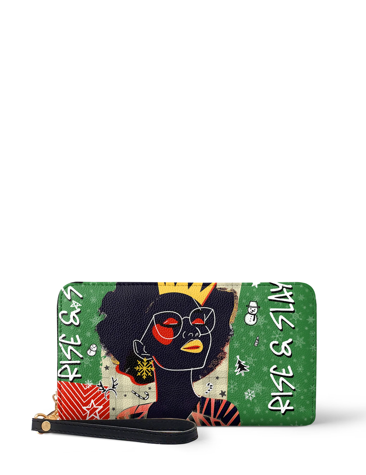 Afroyla "Aina" Lime Pop Xmas Wallet