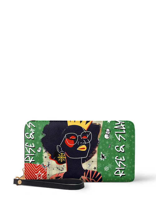Afroyla "Aina" Lime Pop Xmas Wallet