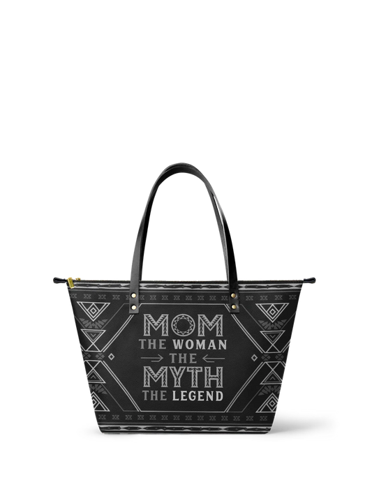 Afroyla "Mamalore" Leather Tote Bag