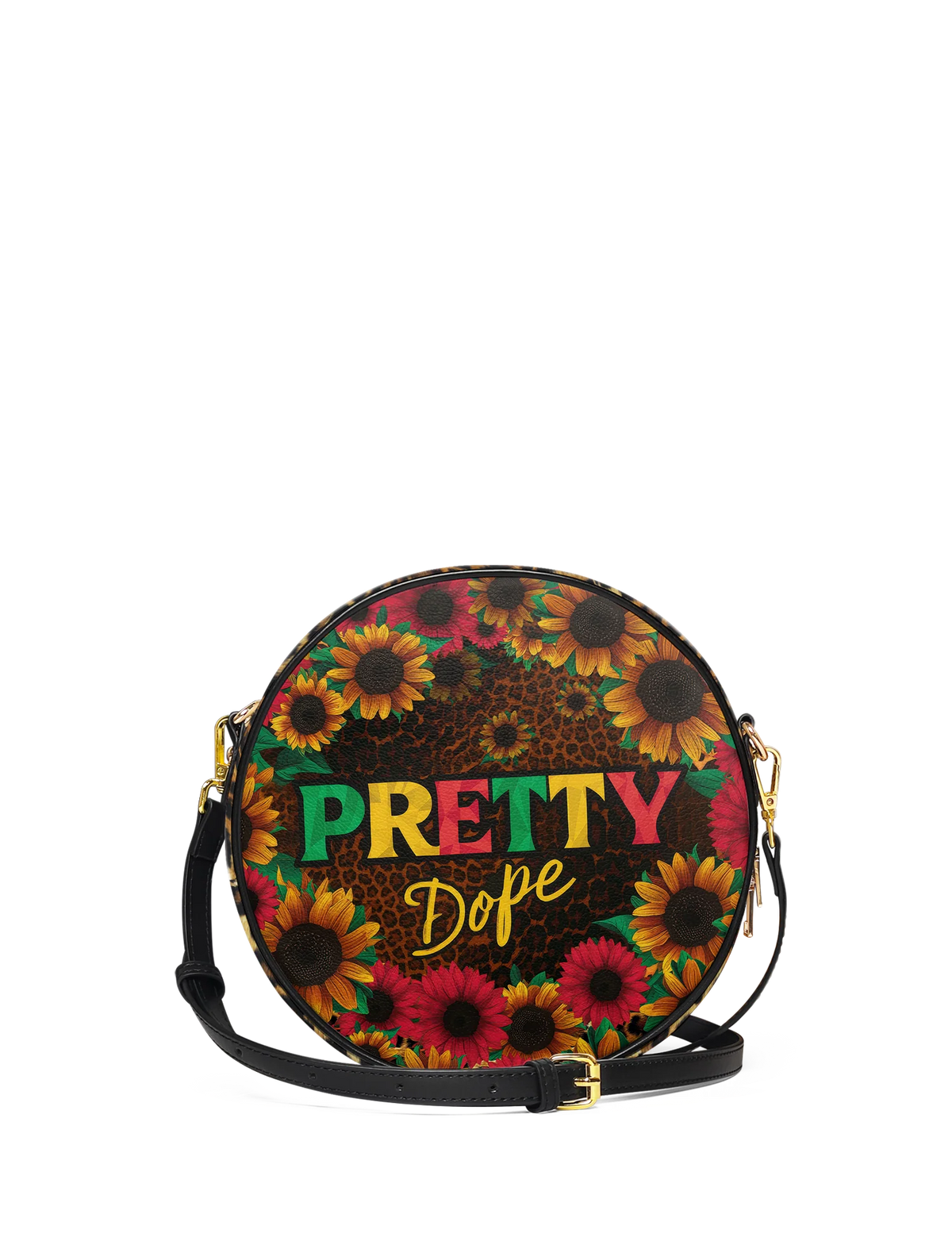 Afroyla "Solya" Circle Crossbody Bag