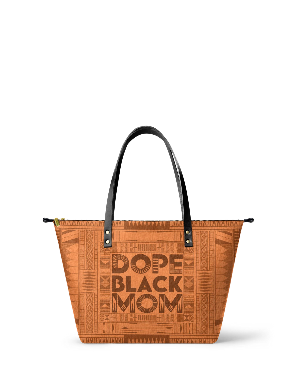 Afroyla "Dope Black Mom" Leather Tote Bag