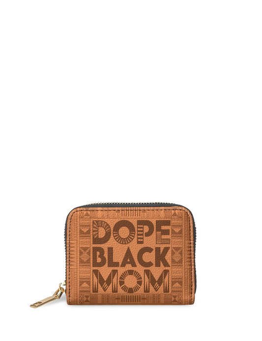 Afroyla "Dope Black Mom" Mini Wallet