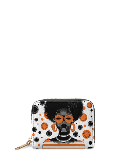 Afroyla "Fahari" Marshmallow Citrus Mini Wallet