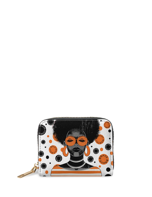 Afroyla "Fahari" Marshmallow Citrus Mini Wallet
