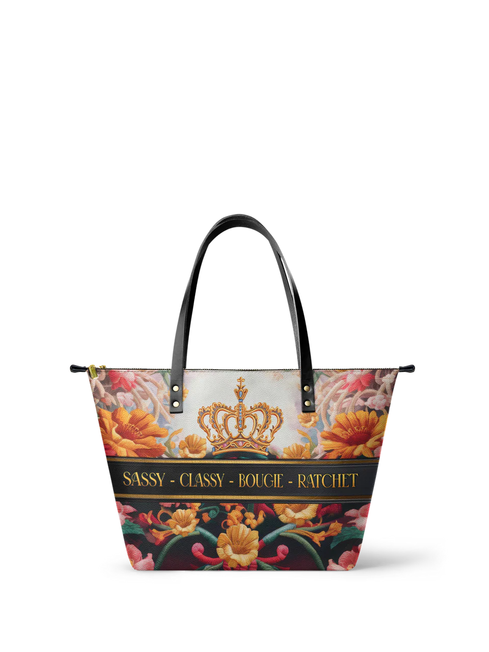 Afroyla "Naija Royale" Leather Tote Bag