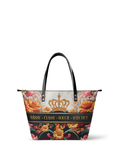 Afroyla "Naija Royale" Leather Tote Bag