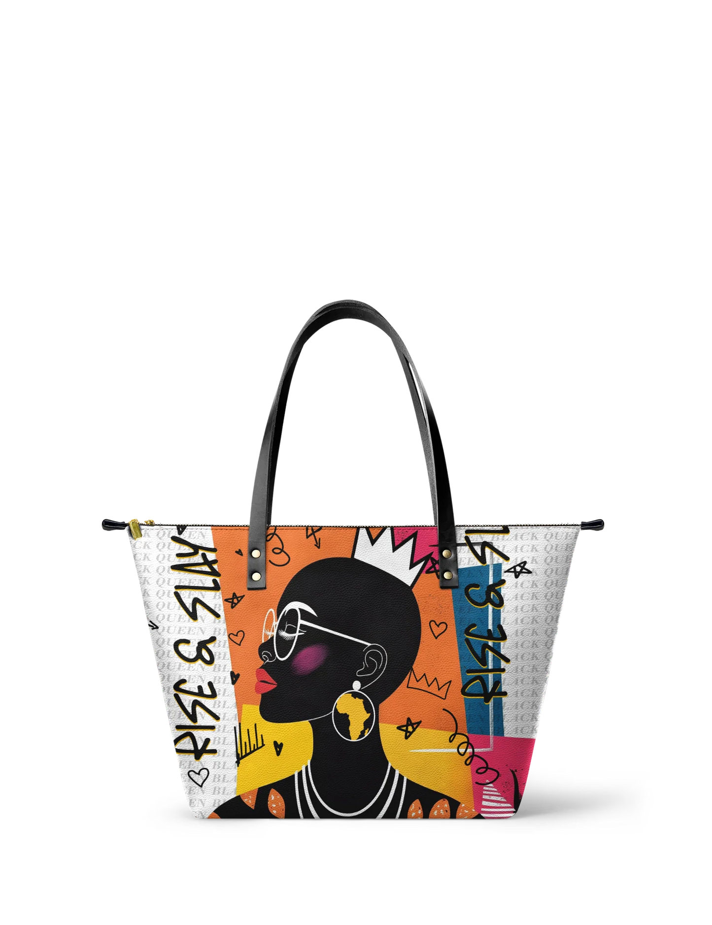 Afroyla "Baridi" Leather Tote Bag