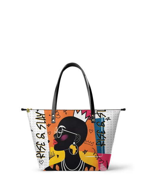 Afroyla "Baridi" Leather Tote Bag