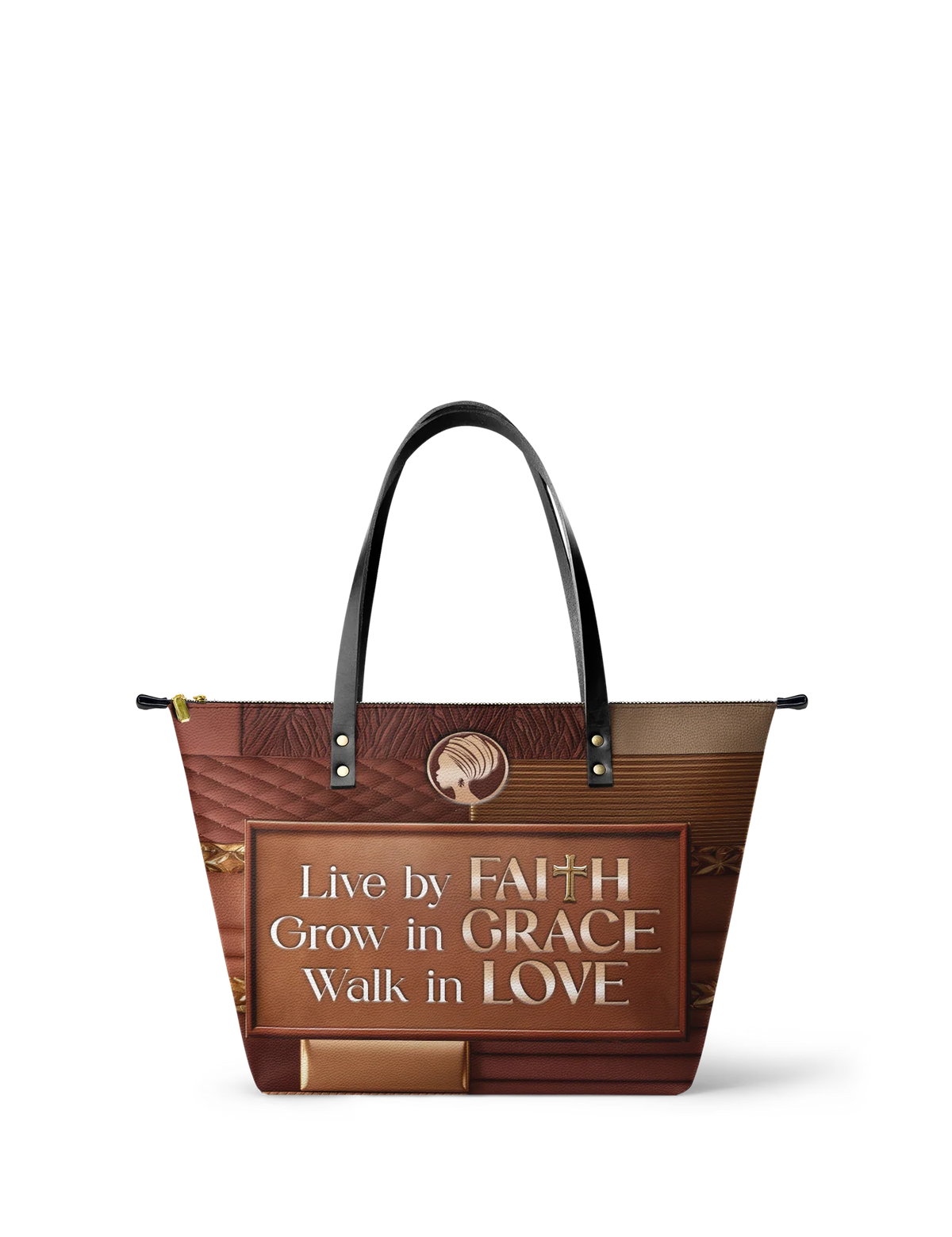 Afroyla "Eliora" Leather Tote Bag