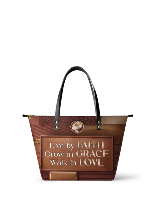 Afroyla "Eliora" Leather Tote Bag