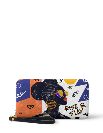 Afroyla "Sanaa" Salt Pop Wallet