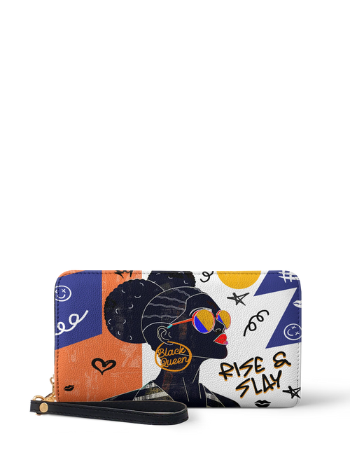 Afroyla "Sanaa" Salt Pop Wallet