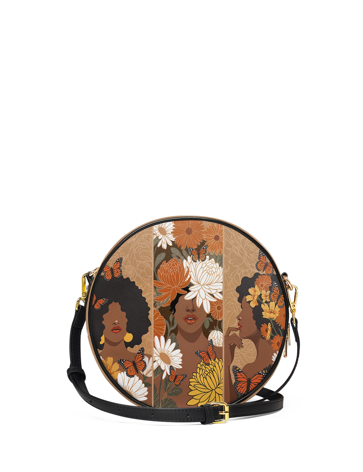 Afroyla "Ayira" Circle Crossbody Bag