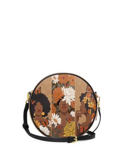 Afroyla "Ayira" Circle Crossbody Bag