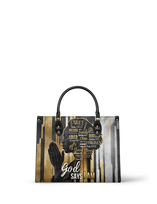 Afroyla "Amara" Leather Handbag